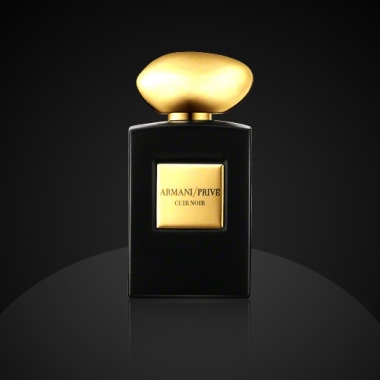 Armani Prive Cuir Noir